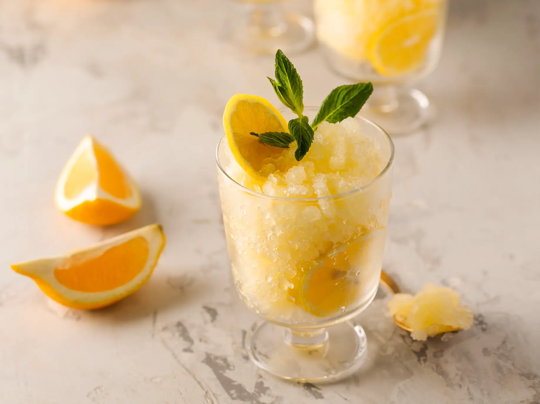 lemon sorbet