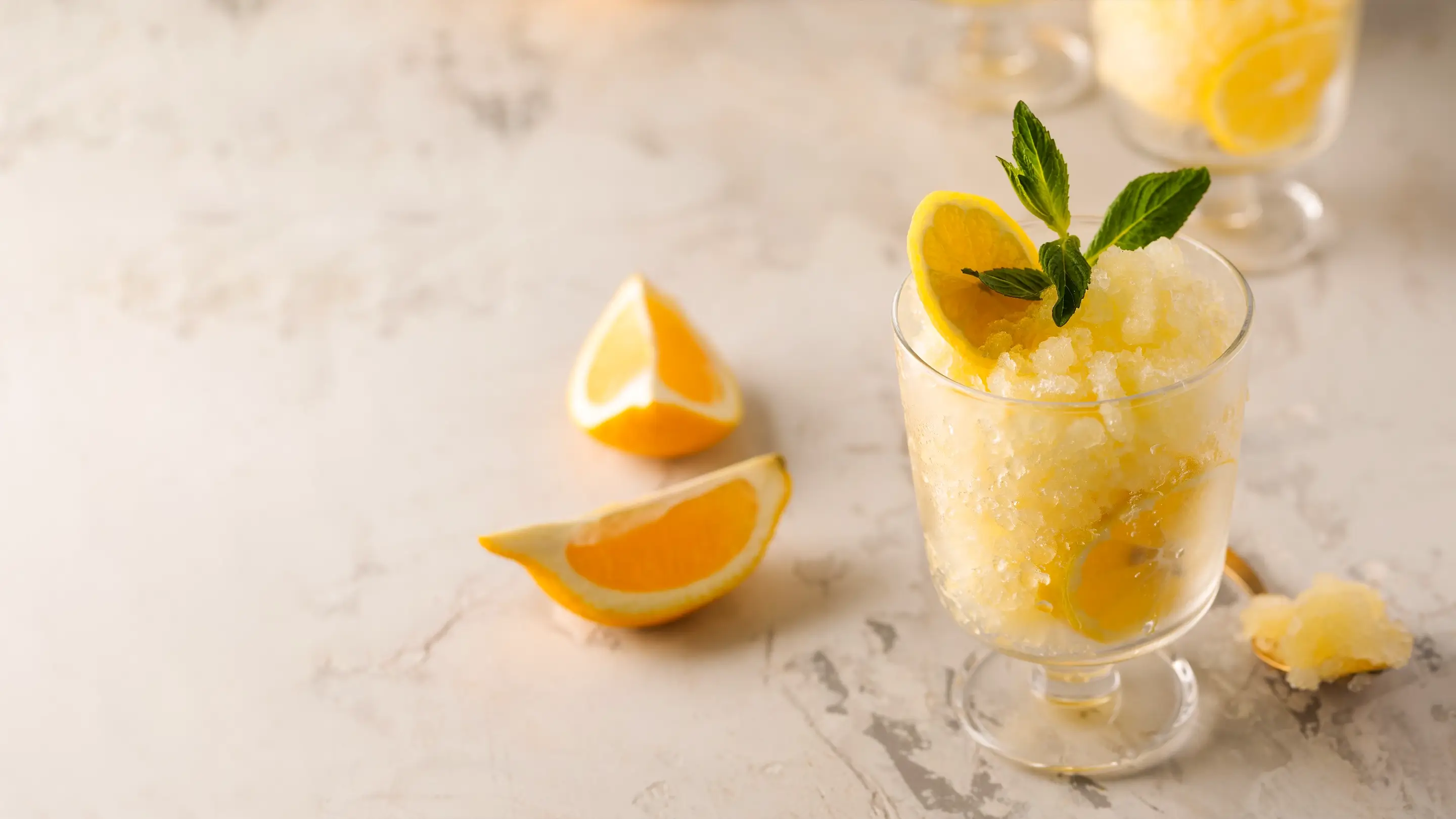 lemon sorbet